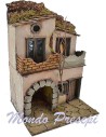 Case con balcone cm 30x25x40 h. Mondo Presepi