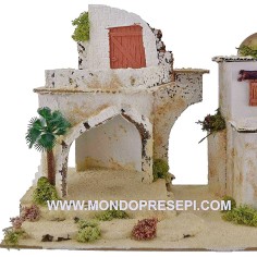 Caseggiato Arabo 33x18x24 cm Mondo Presepi 2