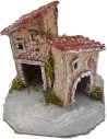 Resin houses cm 12,5x12,5x10 h.