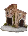 Case in resina cm 12,5x12,5x10 h. Mondo Presepi