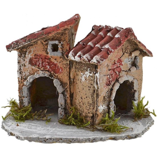 Resin houses cm 12x8x8 h.