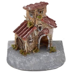 Case in resina per presepe cm 12x11x11 h. Mondo Presepi