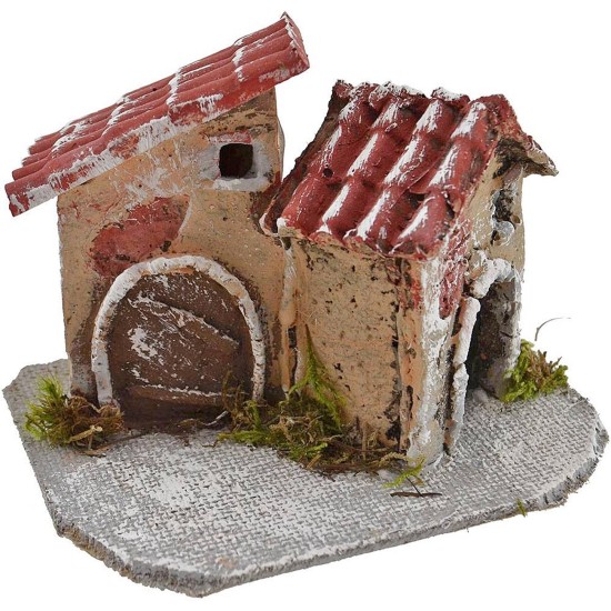 Case per presepe in resina cm 12x9x8 h. Mondo Presepi