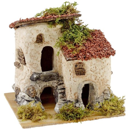 Rustic houses cm 16x15x14 h.