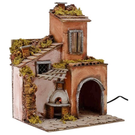 Casas estilo 700 con horno funcionando de cm 30x25x40 h.