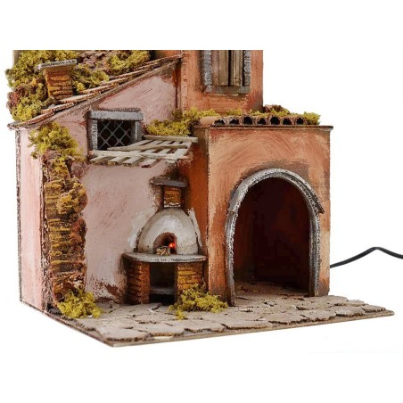 700 style houses with working oven cm 30x25x40 h.