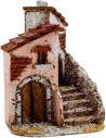 Casette con scalinata cm 11,5x14,5x15 h. Mondo Presepi
