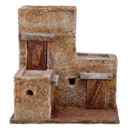 Casita palestina de varios niveles de 10x9x10,5 cm h