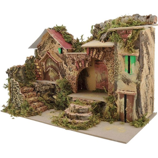 Casolare presepe cm 33x18x23 h. Mondo Presepi