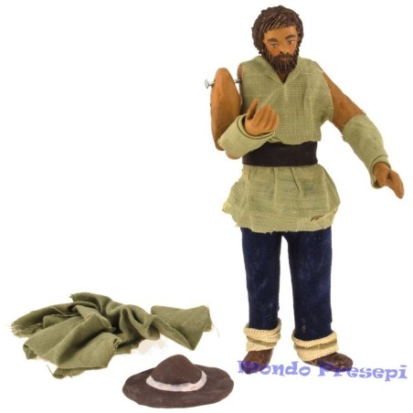 Cm 18 Ofreciente con sombrero Mondo Presepi