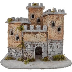 Resin castle cm 27x22x24 h.