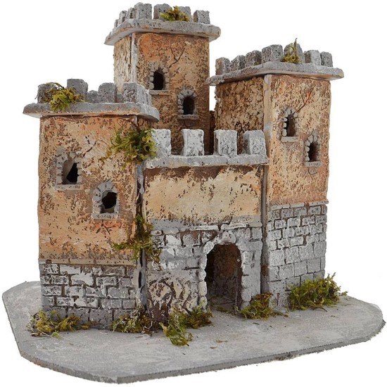Castillo de resina de 27x22x24 cm h. Mundo Pesebres