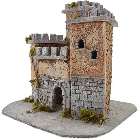 Castillo de resina de 27x22x24 cm h. Mundo Pesebres