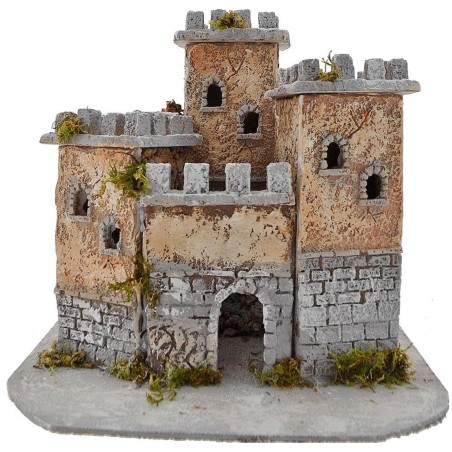 Castillo de resina de 27x22x24 cm h. Mundo Pesebres