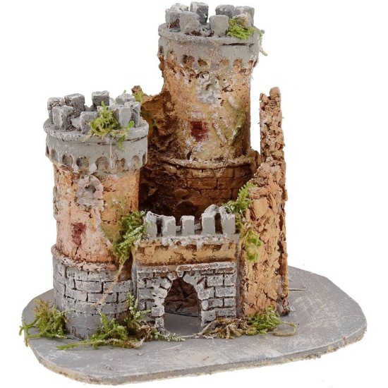 Castle for presepe cm 17,5x15x15 h.