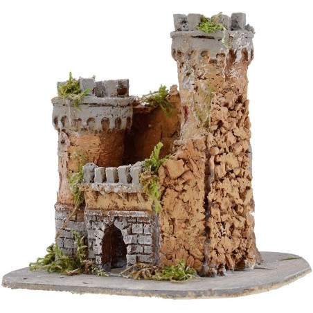 Castillo para belén de 17,5x15x15 cm h. Mundo Pesebres
