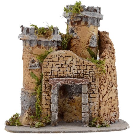 Castle for presepe cm 20x17x20 h.