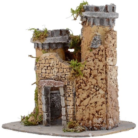 Castle for presepe cm 20x17x20 h.
