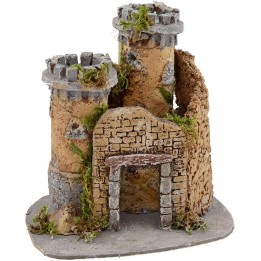 Castello per presepe cm 20x17x20 h.