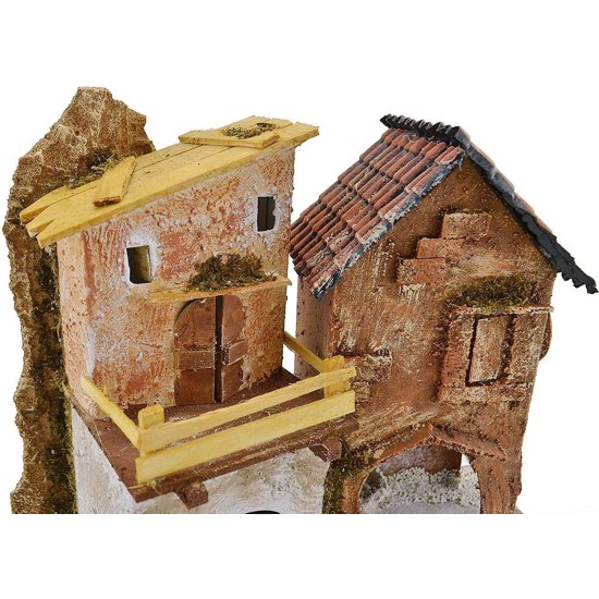 Grupo casas cm 18x15x23 h. Mundo Pesebres