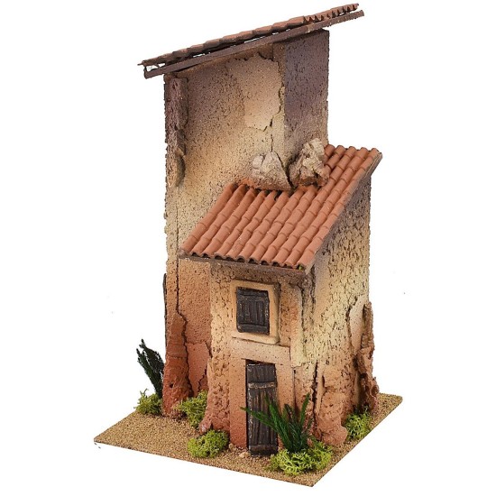 Gruppo di case cm 18x18x32 h Mondo Presepi