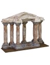 Entrada de Templo con doble fila de columnas cm 18X6X14 h