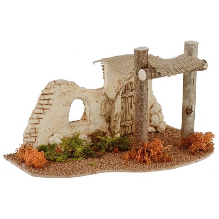 Entrada en estilo palestino con tienda de campaña de 29,8x16,5x17 cm de altura para