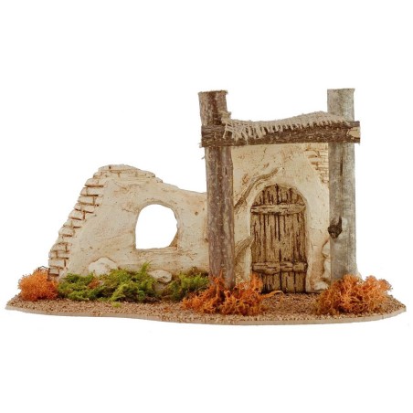 Palestinian-style entrance with tent cm 29,8x16, 5x17 h for