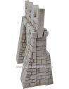 Mura fortificata in resina con pietre cm 12,5x17 h.