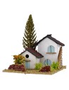 Paesaggio con casette per presepe cm13,5x13,5x9,5h Mondo Presepi
