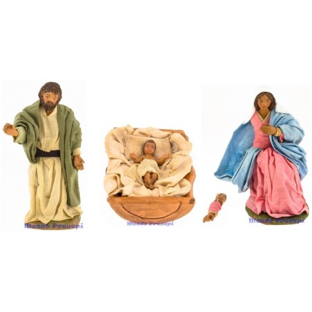 Complete nativity 17 cm