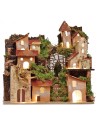 Paesaggio per presepe illuminato cm 20x14x18,5 h Mondo Presepi