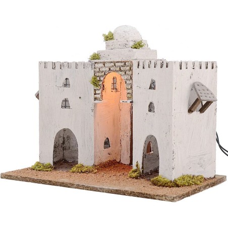 Palacio Árabe iluminado cm 35x25x27 h. Mondo Presepi