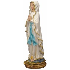 Madonna di Lourdes 22 cm Mondo Presepi 2