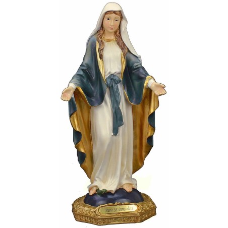 Maria Santissima Immacolata 23 cm statua in resina Mondo Presepi