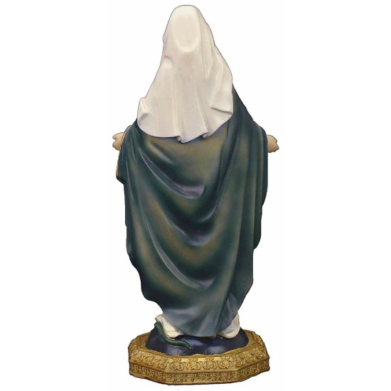María Santísima Inmaculada estatua de resina de 23 cm