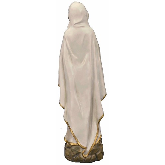 Our Lady of Lourdes 30cm resin statue