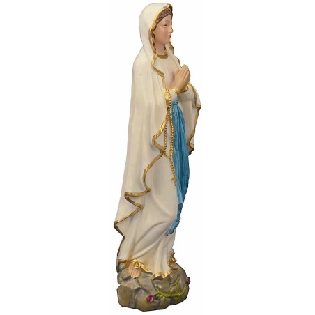 Madonna di Lourdes 40 cm statua in resina Mondo Presepi