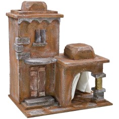 Palestinian palace with outdoor patio for statues 10 cm 2