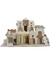 Palestinian nativity scene with working lights cm 85x30x50 h