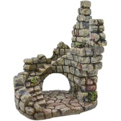 Glimpse of the village 7x6x9 cm in resin 2