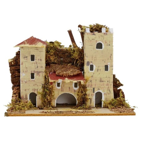 Sep 3 houses for presepe cm 15x10x10 h