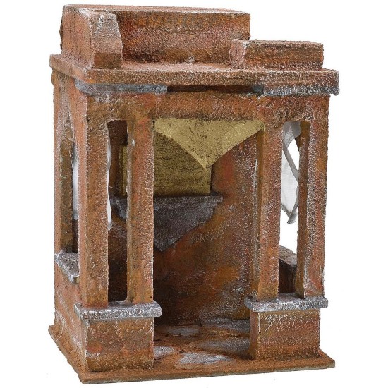 Templo palestino para estatuas de 10 cm 19,5x14,5x27 h