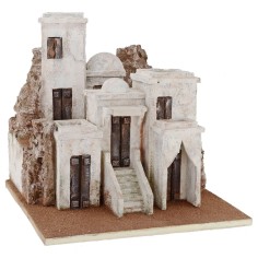 Pueblo árabe con casas de 40,5x40,5x39 h para estatuas de 10 cm