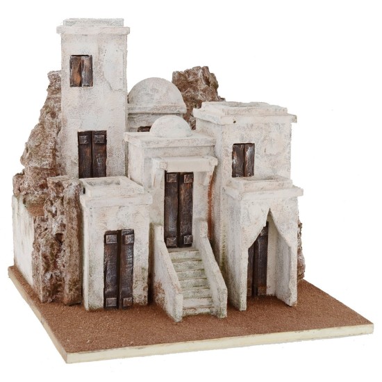 Pueblo árabe con casas de 40,5x40,5x39 h para estatuas de 10 cm