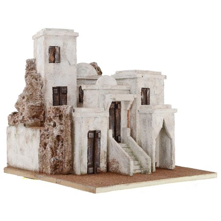 Villaggio arabo con case cm 40,5x40,5x39 h per statue da 10 cm