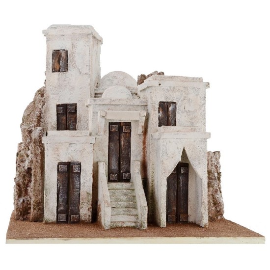 Pueblo árabe con casas de 40,5x40,5x39 h para estatuas de 10 cm