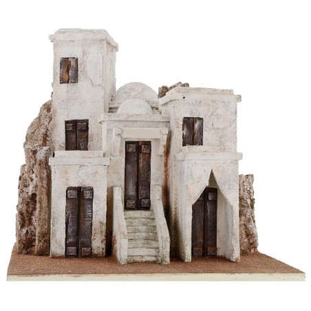 Arab village with houses cm 40,5x40, 5x39 h for statues from 10
