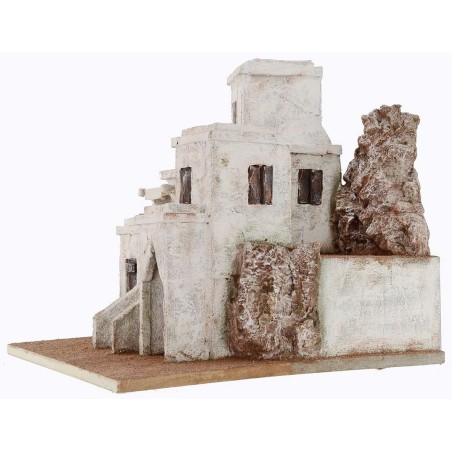 Arab village with houses cm 40,5x40, 5x39 h for statues from 10