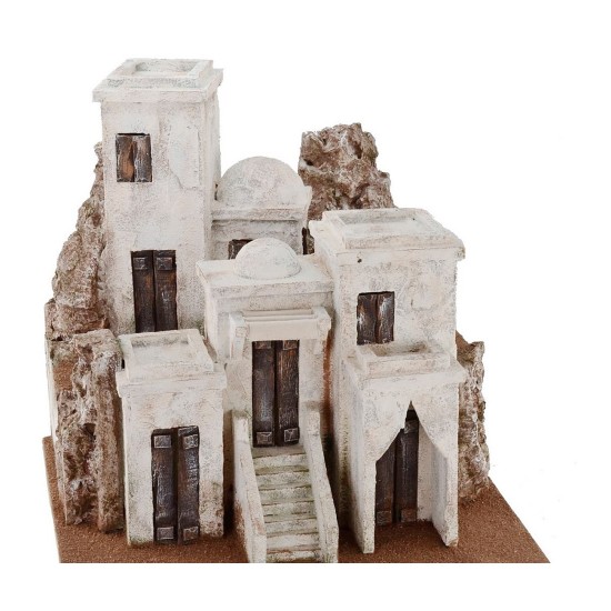 Arab village with houses cm 40,5x40, 5x39 h for statues from 10